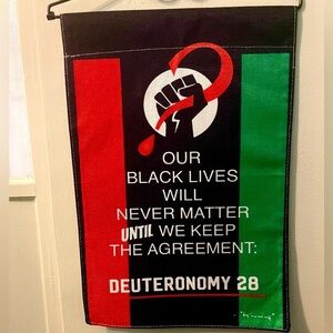 Black Lives 🚫 Matter UNTIL Wall Hanging Decor BANNER